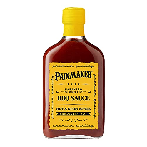 Painmaker Habanero Chili BBQ Sauce für Gegrilltes Gebratenes 195ml von n.v.