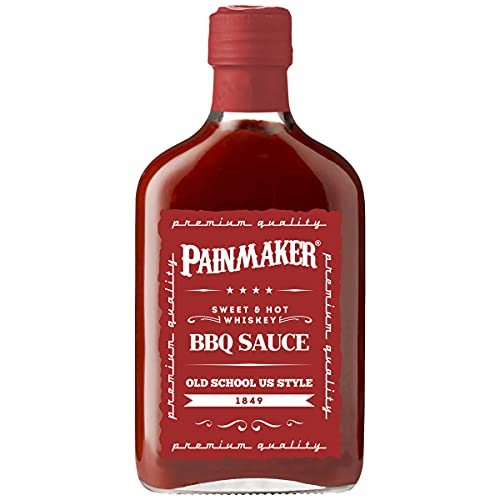 Painmaker Sweet und Hot Whiskey BBQ Sauce Old School US Style 195ml Painmaker Sweet und Hot Whiskey BBQ Sauce Old School US Style 195ml von n.v.