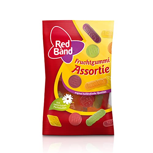 Red Band Fruchtgummi Assortie buntes Englisches Weingummi 100g von n.v.