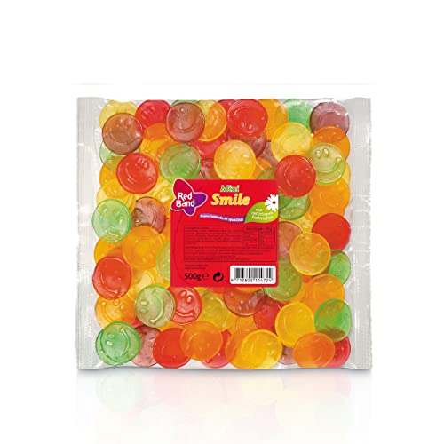 Red Band Mini Smile fruchtiges Fruchtgummi 5fach sortiert 500g Red Band Mini Smile fruchtiges Fruchtgummi 5fach sortiert 500g von n.v.