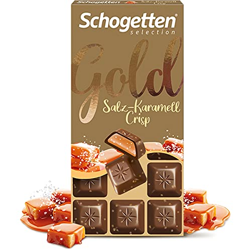 Schogetten Selection Gold Stück für Stück Salz Karamell Crisp 100g von n.v.