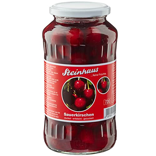 Steinhaus Sauerkirschen entsteint und gezuckert im Glas 720g Steinhaus Sauerkirschen entsteint und gezuckert im Glas 720g von n.v.