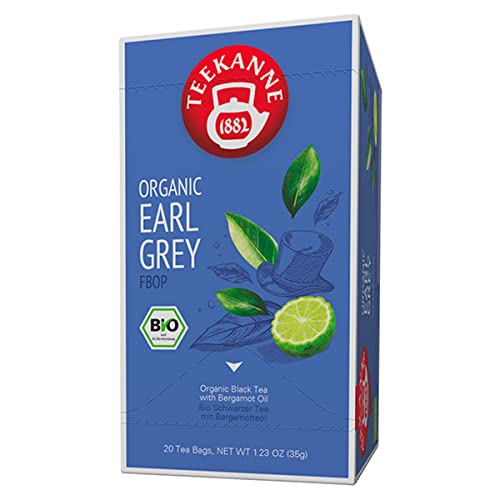Teekanne Organic Earl Grey Bio Schwarztee mit Bergamot Öl 35g von n.v.