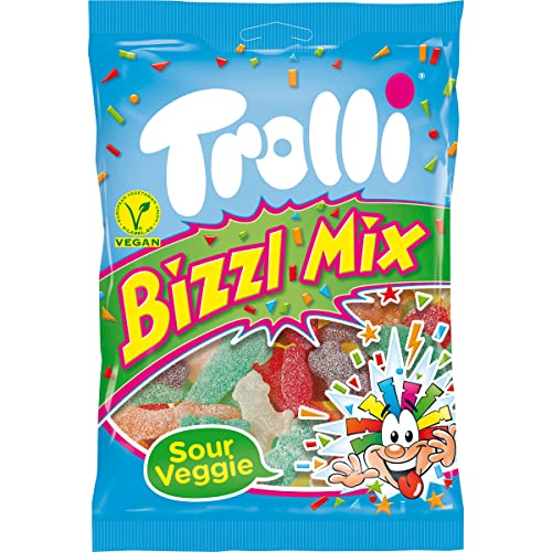 Trolli Bizzl Mix extrasaure gezuckerte Fruchtgummi Mischung 200g von n.v.