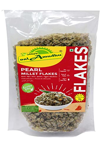 nalAmudhu Pearl Hirseflocken | Bajra Poha | Kambu Aval -330g … nalAmudhu Pearl Hirseflocken | Bajra Poha | Kambu Aval -330g … von nalAmudhu