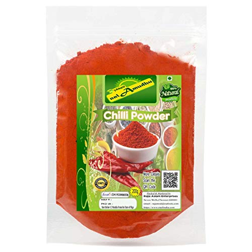 nalAmudhu Red Chili Pulver | Hot Chili gemahlen | Mirchi Pulver - 250 g von nalAmudhu