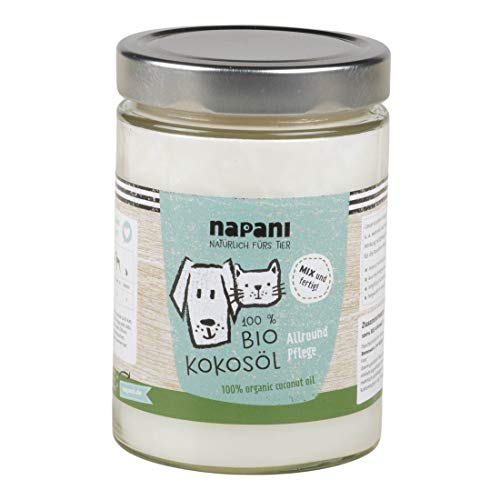 Bio-Kokosöl f. Hunde & Katzen, 500ml Bio-Kokosöl f. Hunde & Katzen, 500ml von napani
