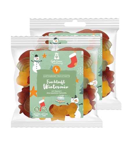 2er Set Fruchtsaft Wintermix | sortenreine Fruchtsäfte | Ohne künstliche Farbstoffe und Geschmacksverstärker | Gluten- und Laktosefrei | Perfekt für kalte Tage | Fruchtige Gummibärchen 2er Set Fruchtsaft Wintermix | sortenreine Fruchtsäfte | Ohne künstliche Farbstoffe und Geschmacksverstärker | Gluten- und Laktosefrei | Perfekt für kalte Tage | Fruchtige Gummibärchen von naschlabor