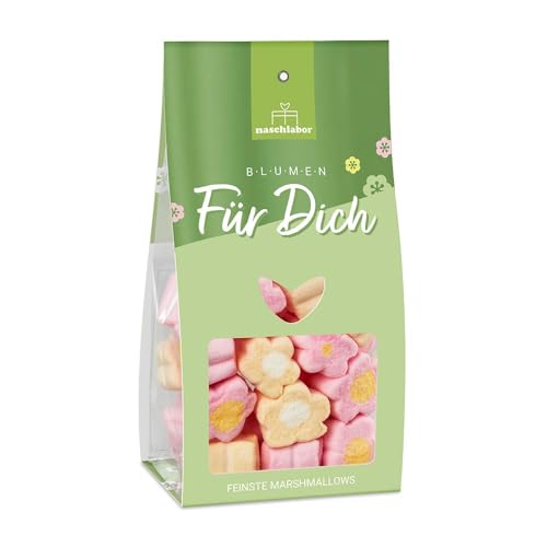 Blumen für Dich Marshmallows in Geschenkverpackung | Flower Power Marshmallow Mix von Naschlabor - Die bunte Mischung für deine Liebsten | Geschenk für Partner | Ideal zum Verschenken Blumen für Dich Marshmallows in Geschenkverpackung | Flower Power Marshmallow Mix von Naschlabor - Die bunte Mischung für deine Liebsten | Geschenk für Partner | Ideal zum Verschenken von naschlabor