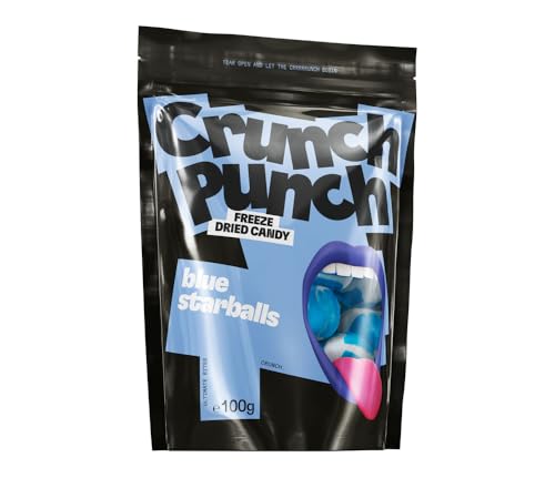 Crunch Punch 200g | Gefriergetrocknete Süßigkeiten | Kaubonbon | Knusprige Süßigkeiten | Freeze Dried Candies | Fruchtige Kaubonbons | American Candy | Bekannt von TikTok von naschlabor