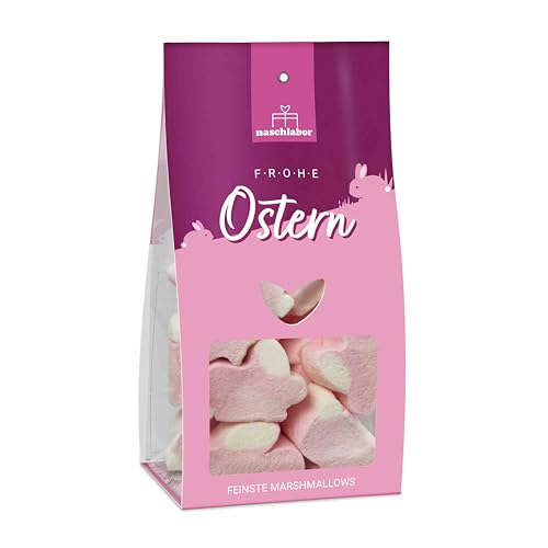 Frohe Ostern Marshmallow Tüte | Ostergeschenk für Kinder und Erwachsene | Oster Süßigkeiten | Marshmallow Hasen | Geschenk zu Ostern und für das Osternest Frohe Ostern Marshmallow Tüte | Ostergeschenk für Kinder und Erwachsene | Oster Süßigkeiten | Marshmallow Hasen | Geschenk zu Ostern und für das Osternest von naschlabor