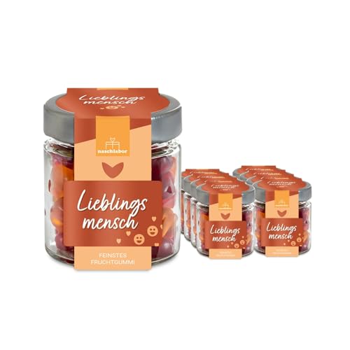 Fruchtgummi Geschenkglas Lieblingsmensch 120g | Geschenk für die Liebsten | Das Mitbringsel für deine Freunde | Valentinstag oder Muttertag Fruchtgummi Geschenkglas Lieblingsmensch 120g | Geschenk für die Liebsten | Das Mitbringsel für deine Freunde | Valentinstag oder Muttertag von naschlabor