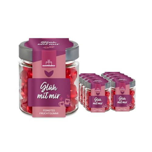 Glüh mit mir im Geschenkglas 120g | Das perfekte Geschenk zu Weihnachten für Freunde, Familie, Kollegen | Glühwein-Fruchtgummis im Glas | alkoholfrei | Geschenk zu Weihnachten oder Nikolaus Glüh mit mir im Geschenkglas 120g | Das perfekte Geschenk zu Weihnachten für Freunde, Familie, Kollegen | Glühwein-Fruchtgummis im Glas | alkoholfrei | Geschenk zu Weihnachten oder Nikolaus von naschlabor