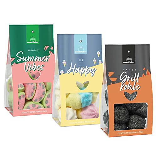 Grill & Chill Mix: Dein Marshmallow Party Mix für den Sommer | Zum Verschenken | Leckere Marshmallows | Süße Überraschung für Sommerpartys | Perfekt für Grillabende und Lagerfeuer Grill & Chill Mix: Dein Marshmallow Party Mix für den Sommer | Zum Verschenken | Leckere Marshmallows | Süße Überraschung für Sommerpartys | Perfekt für Grillabende und Lagerfeuer von naschlabor