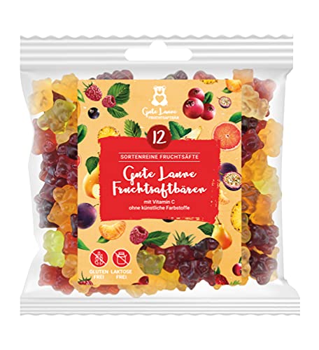 Gute Laune Fruchtsaftbär | Fruchtgummis | 20% sortenreine Fruchtsäfte | Ohne künstliche Farbstoffe und Geschmacksverstärker | Gluten- und Laktosefrei | Gummibärchen Gute Laune Fruchtsaftbär | Fruchtgummis | 20% sortenreine Fruchtsäfte | Ohne künstliche Farbstoffe und Geschmacksverstärker | Gluten- und Laktosefrei | Gummibärchen von naschlabor