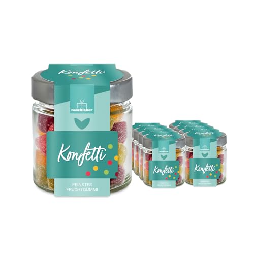 Konfetti Fruchtgummis in 120g Naschglas | Geburtstagsgeschenk | Geschenk zum Geburtstag | Dein Mitbringsel zum Geburtstag | Geschenk Neujahr | Happy New Year | Perfekt für festliche Anlässe Konfetti Fruchtgummis in 120g Naschglas | Geburtstagsgeschenk | Geschenk zum Geburtstag | Dein Mitbringsel zum Geburtstag | Geschenk Neujahr | Happy New Year | Perfekt für festliche Anlässe von naschlabor
