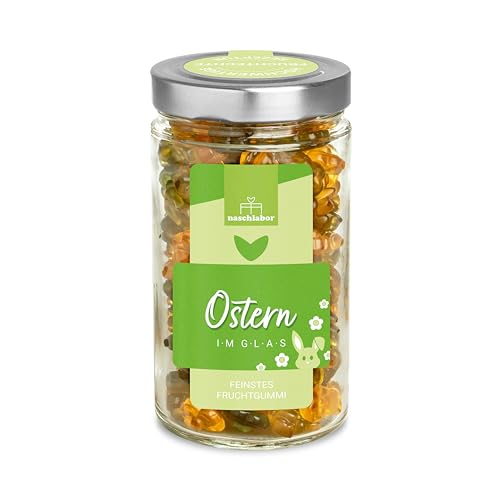 Ostern im Glas 530g Fruchtgummi | Geschenk für Ostern | Osterhase | Ostergeschenk | Gummibärchen im Vorratsglas | Perfekt für die Ostersuche | Ideal für Kinder und Erwachsene | Ostern Ostern im Glas 530g Fruchtgummi | Geschenk für Ostern | Osterhase | Ostergeschenk | Gummibärchen im Vorratsglas | Perfekt für die Ostersuche | Ideal für Kinder und Erwachsene | Ostern von naschlabor