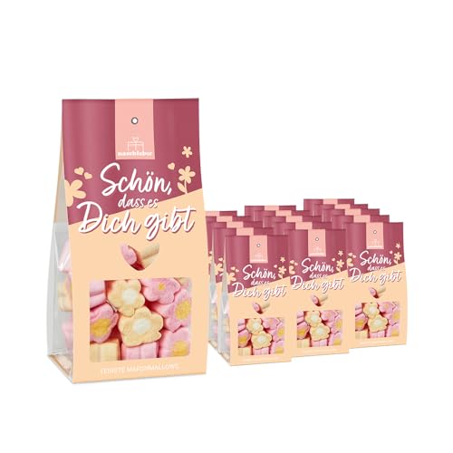 Schön, dass es Dich gibt Marshmallows 90g | Blumen Marshmallows in Geschenkverpackung | Für besondere Anlässe | Süße Geschenkidee | Für Muttertag, Valentinstag, Geburtstag & mehr Schön, dass es Dich gibt Marshmallows 90g | Blumen Marshmallows in Geschenkverpackung | Für besondere Anlässe | Süße Geschenkidee | Für Muttertag, Valentinstag, Geburtstag & mehr von naschlabor