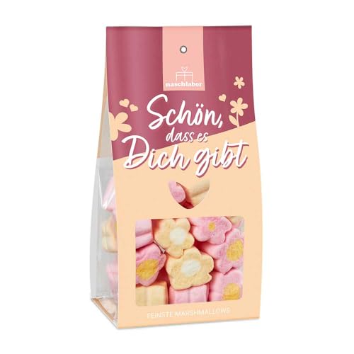 Schön, dass es Dich gibt Marshmallows 90g | Blumen Marshmallows in Geschenkverpackung | Für besondere Anlässe | Süße Geschenkidee | Für Muttertag, Valentinstag, Geburtstag & mehr Schön, dass es Dich gibt Marshmallows 90g | Blumen Marshmallows in Geschenkverpackung | Für besondere Anlässe | Süße Geschenkidee | Für Muttertag, Valentinstag, Geburtstag & mehr von naschlabor