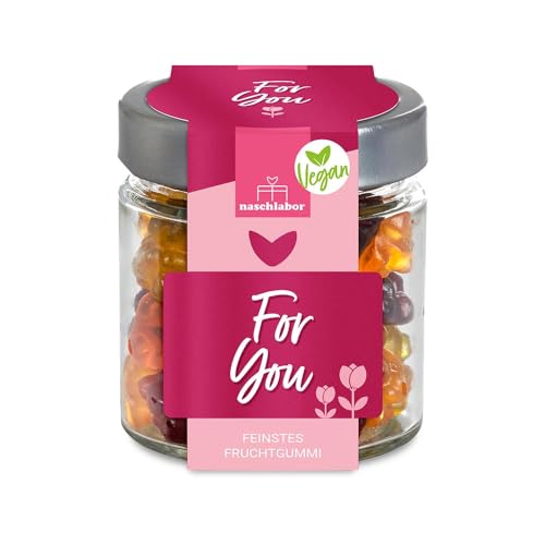 Vegan For You Fruchtgummis | 20% sortenreine Fruchtsäfte | Vegan | Ohne künstliche Farbstoffe und Geschmacksverstärker| Gluten- und Laktosefrei | Schönes Geschenk für Veganer und Vegetarier Vegan For You Fruchtgummis | 20% sortenreine Fruchtsäfte | Vegan | Ohne künstliche Farbstoffe und Geschmacksverstärker| Gluten- und Laktosefrei | Schönes Geschenk für Veganer und Vegetarier von naschlabor