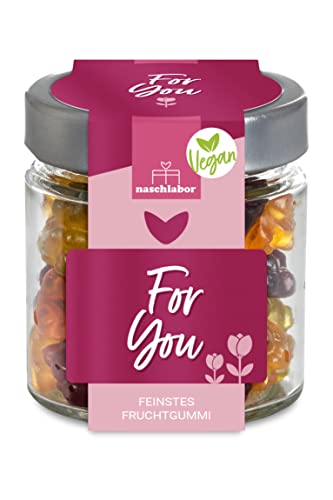 Vegan For You Fruchtgummis | 20% sortenreine Fruchtsäfte | Vegan | Ohne künstliche Farbstoffe und Geschmacksverstärker| Gluten- und Laktosefrei | Schönes Geschenk für Veganer und Vegetarier Vegan For You Fruchtgummis | 20% sortenreine Fruchtsäfte | Vegan | Ohne künstliche Farbstoffe und Geschmacksverstärker| Gluten- und Laktosefrei | Schönes Geschenk für Veganer und Vegetarier von naschlabor