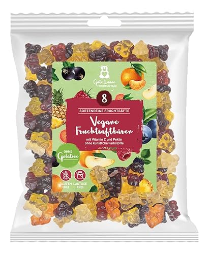 Vegane Fruchtsaftbären | Vegan | 20% sortenreine Fruchtsäfte | Ohne künstliche Farbstoffe und Geschmacksverstärker| Gluten- und Laktosefrei | Vegetarisch Vegane Fruchtsaftbären | Vegan | 20% sortenreine Fruchtsäfte | Ohne künstliche Farbstoffe und Geschmacksverstärker| Gluten- und Laktosefrei | Vegetarisch von naschlabor
