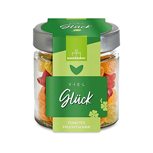 Viel Glück Fruchtgummis | Glücksbringer für jeden, der etwas Glück gebrauchen könnte | Süßigkeiten-Mix als Geschenk für Kinder, Frauen und Männer Viel Glück Fruchtgummis | Glücksbringer für jeden, der etwas Glück gebrauchen könnte | Süßigkeiten-Mix als Geschenk für Kinder, Frauen und Männer von naschlabor