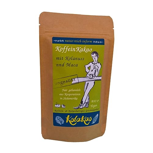 KolaKao mit Maca, ungesüßt - der KoffeinKakao mit 50% koffeinhaltiger Kolanuss und 15% Maca, schokoladig durch Criollo-Edelkakao, mit einer Tonkanote und gänzlich ohne Zuckerzugabe. KolaKao mit Maca, ungesüßt - der KoffeinKakao mit 50% koffeinhaltiger Kolanuss und 15% Maca, schokoladig durch Criollo-Edelkakao, mit einer Tonkanote und gänzlich ohne Zuckerzugabe. von natur-reich-inform
