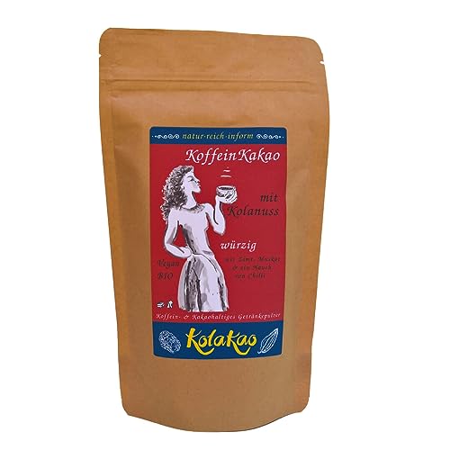 KolaKao klassisch würzig - Kolanusskakao mit Zimt, Muskat und Chilli (250g) von natur-reich-inform