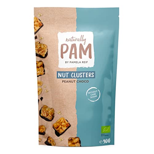 Naturally PAM BY PAMELA REIF Nut Clusters, Bio & Vegan, Erdnüsse mit Schokolade, Glutenfrei, 90g Naturally PAM BY PAMELA REIF Nut Clusters, Bio & Vegan, Erdnüsse mit Schokolade, Glutenfrei, 90g von naturally PAM BY PAMELA REIF