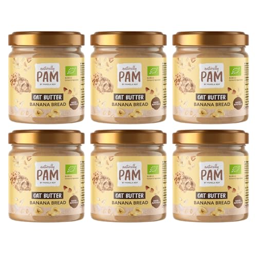 Naturally Pam Bio Aufstrich, Haferbasis mit Bananengeschmack, Bourbon Vanille & Karamellisierte Mandeln, Glutenfrei, 6 x 200 g Naturally Pam Bio Aufstrich, Haferbasis mit Bananengeschmack, Bourbon Vanille & Karamellisierte Mandeln, Glutenfrei, 6 x 200 g von naturally PAM BY PAMELA REIF