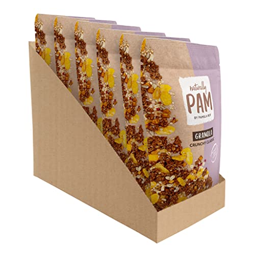 Naturally Pam Granola | Veganes Protein-Knusper-Müsli | Crunchy Classic – 6 x 300 g von naturally PAM BY PAMELA REIF