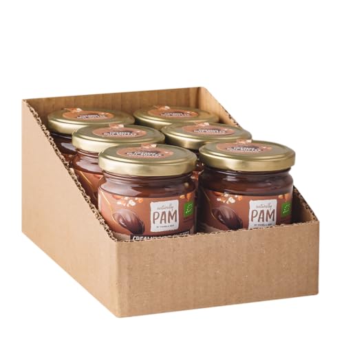 Naturally Pam Creamy Nut Butter | Bio Hasel-Nuss-Mus mit Kakao | Cacao Dream – 6 x 200g von naturally PAM BY PAMELA REIF