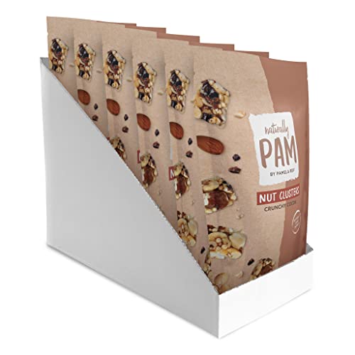 Naturally Pam Nut Clusters | Nüsse-Snacks In Kleinen Tüten | Crunchy Cocoa – 6 x 90 g von naturally PAM BY PAMELA REIF