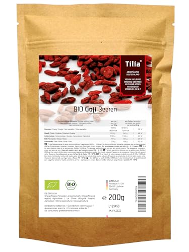 Tilia BIO Goji Beeren 200 g Tilia BIO Goji Beeren 200 g von naturi.me