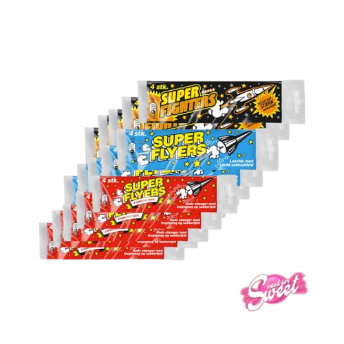 Nestle Super Flyer Lakritz (5x mild, 5x stark & 5x Erdbeere) Probierpaket - needforsweet - von needforsweet