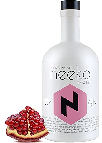 neeka PRINCESS | Granatapfel-Gin | 0.5 L | Premium Dry Gin & Handcrafted in the Black Forest – Germany | 100% Gin Geschmack von neeka