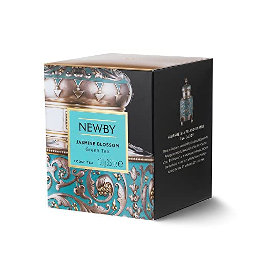 Newby London Tee - Jasmine Blossom/Jasminblüte Heritage Loose Leaf - 100gr Kartonschachtel (Carton Box) von newby