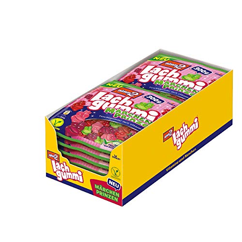 nimm2 Lachgummi Märchenprinzen (15 x 300g) / Vegetarisches Fruchtgummi mit Fruchtsaft und Vitaminen von nimm2 Lachgummi