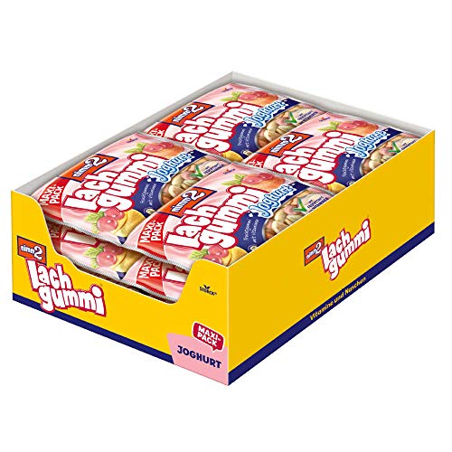 nimm2 Lachgummi Joghurt (13 x 376g) / Fruchtgummi mit Fruchtsaft und Vitaminen von nimm2 Lachgummi