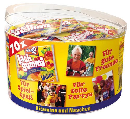 nimm2 Lachgummi Minis, 70 Packungen - 735gr - 2x von nimm2