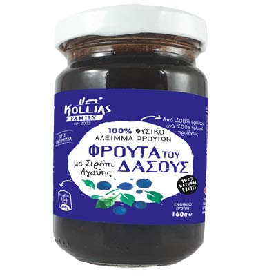 Forest Fruits Jam with Agave 160gr / Άλειμμα Φρούτα Του Δάσους Με Αγαύη 160γρ. von no name bookstore
