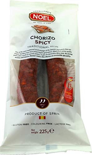 Noel Chorizo Ring - Scharfe spanische Paprikawurst aus Katalonien (1 x 225 g) von Noel