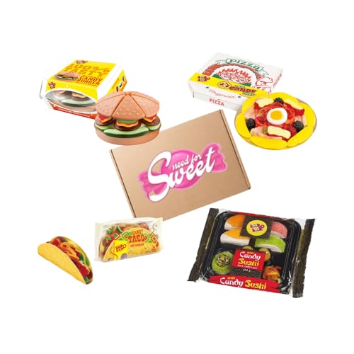 Look-O-Look Süßigkeiten Gurmet Festessen Sushi Tacos Burger Pizza von nohawa