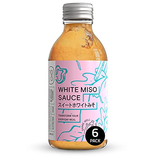 Nojó White Miso Sauce – vegane japanische Sauce – köstliche süße und herzhafte Aromen für Gemüse, Braten und Salate – 6 x 200 ml Glasflaschen – Milch- und Glutenfrei Nojó White Miso Sauce – vegane japanische Sauce – köstliche süße und herzhafte Aromen für Gemüse, Braten und Salate – 6 x 200 ml Glasflaschen – Milch- und Glutenfrei von nojo