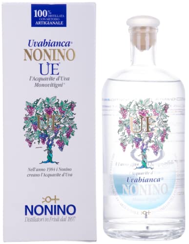 Nonino Grappa ÙE Monovitigni Uvabianca 38% Vol. 0,7l in Geschenkbox von nonnino