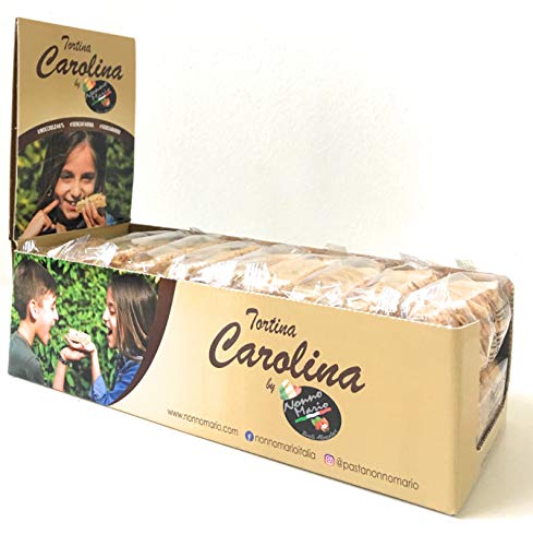 TORTINA CAROLINA Haselnusskuchen ohne Butter und ohne Mehl 20x50g TORTINA CAROLINA Haselnusskuchen ohne Butter und ohne Mehl 20x50g von nonno mario