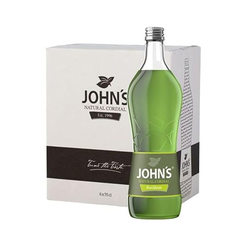 JOHN'S Basilikum Sirup Basil 0,7L von novado