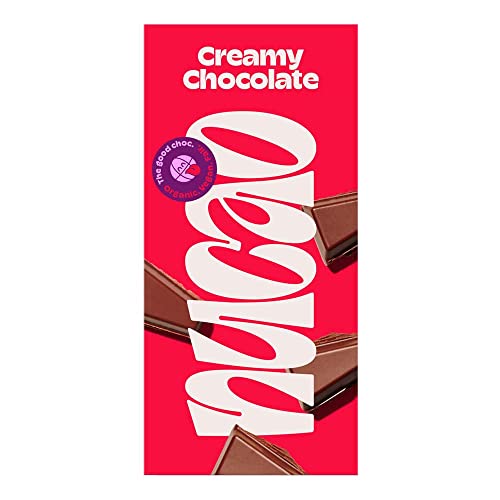 NU+ Tafelschokolade, Creamy Chocolate, 85g (1er Pack) von nucao