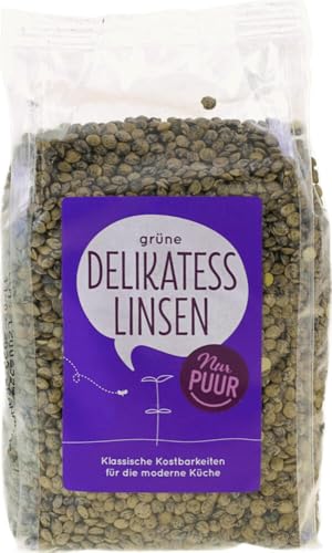 Grüne Delikatess Linsen 2 x 500 gr Grüne Delikatess Linsen 2 x 500 gr von nur puur